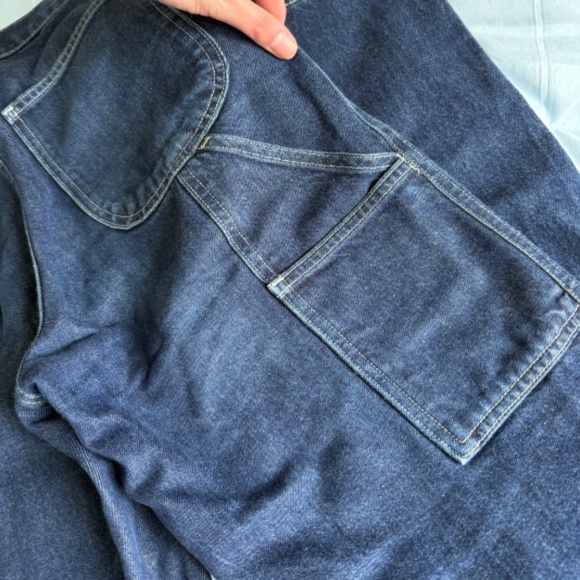 Sunday Best denim relaxed utility wide-leg jean - Picture 5 of 9